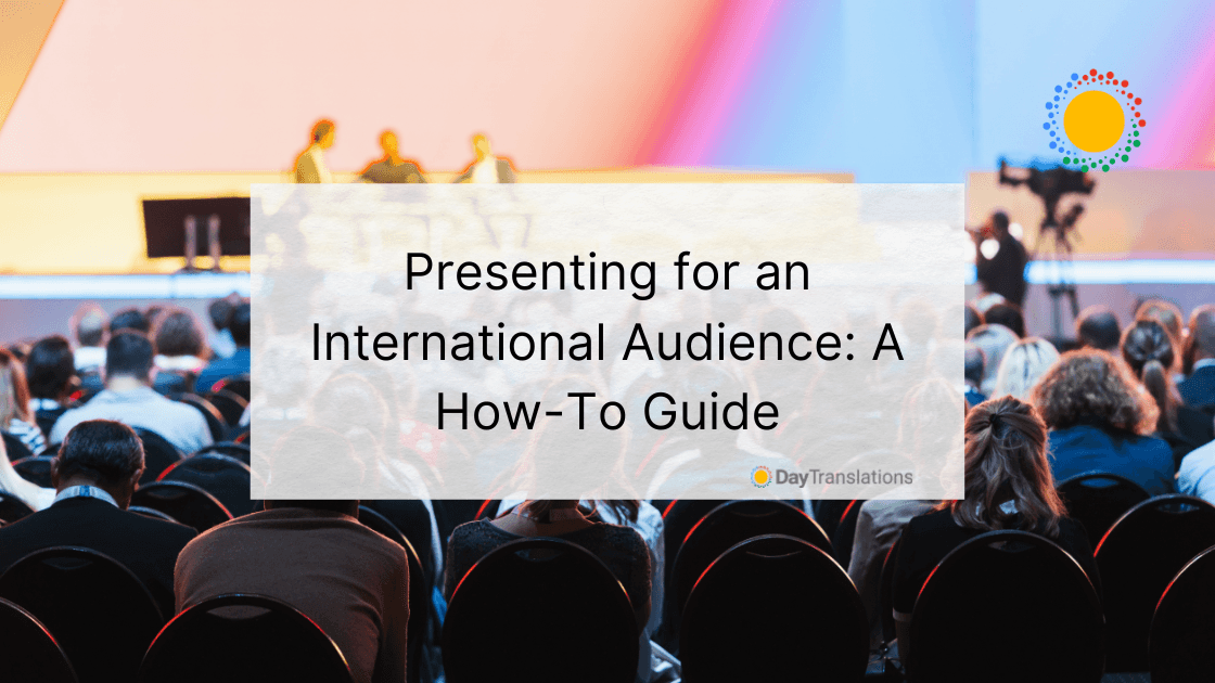 dealing with international audience
