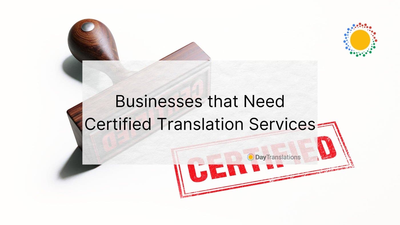 certified translation services