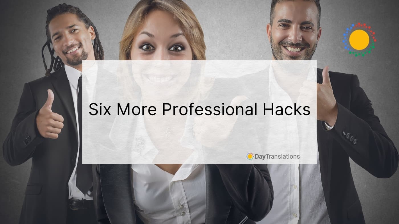 professional hacks