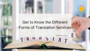 different forms of translation services