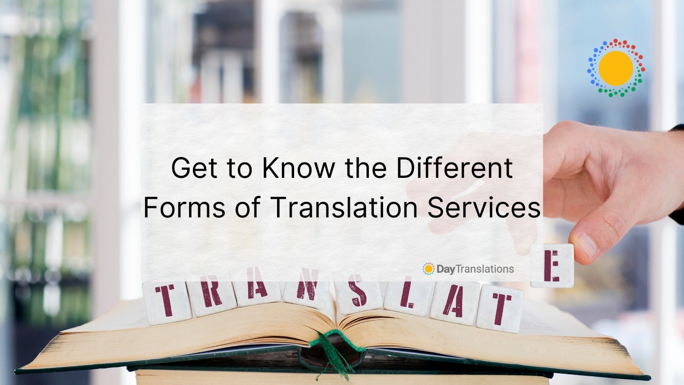 different forms of translation services