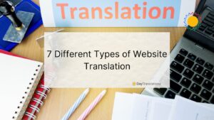 types of website translation