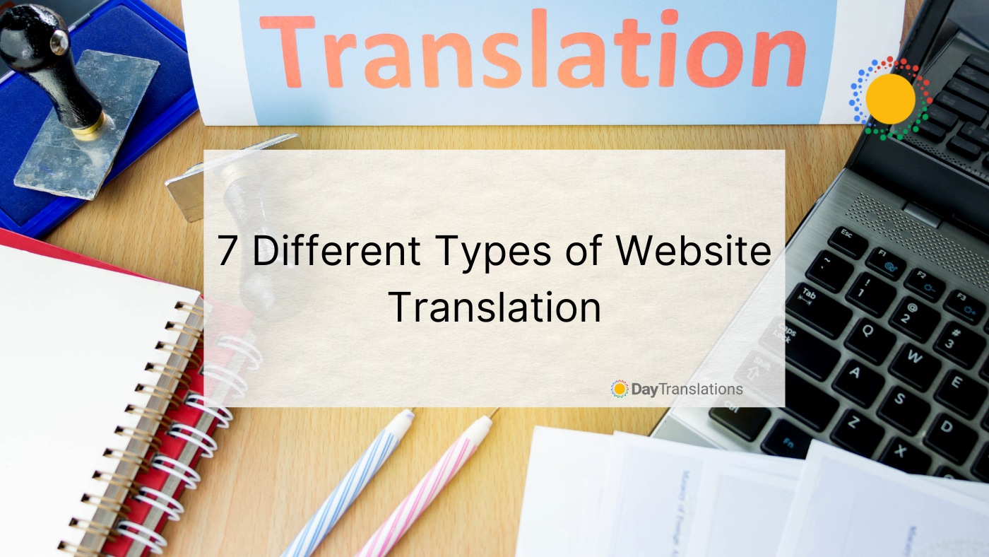 types of website translation