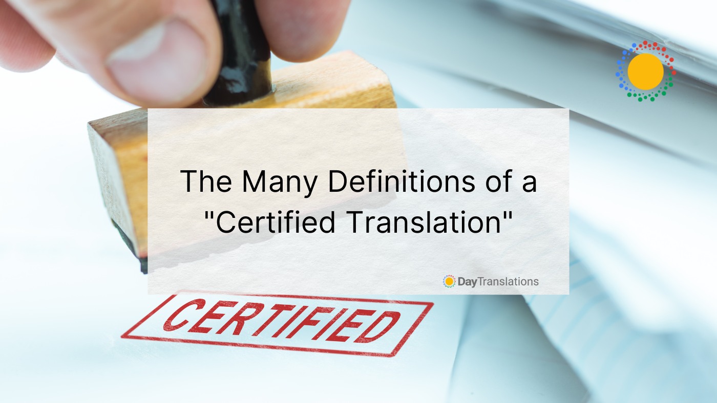 certified translation definition