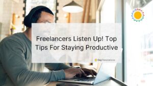 freelancer staying productive