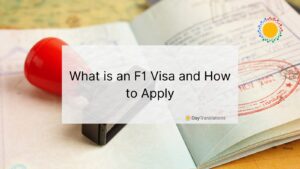 how to apply F1 visa
