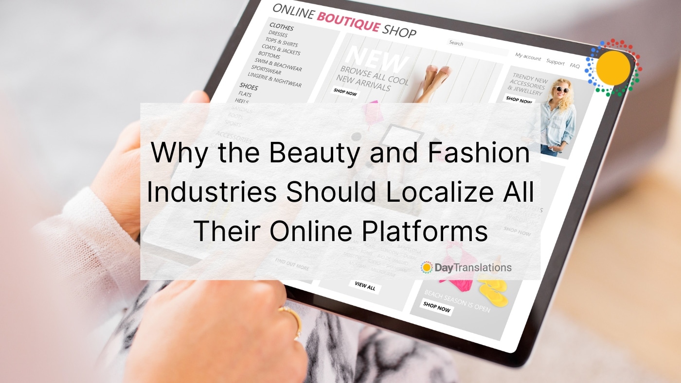 beauty and fashion website localization