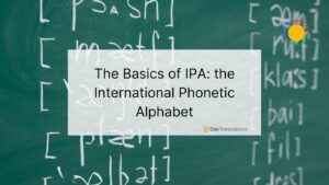 international phonetic alphabet