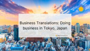 doing business in tokyo