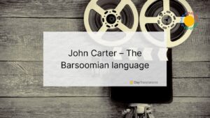 barsoomian language