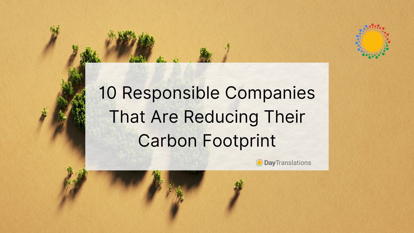 companies reducing carbon footprint