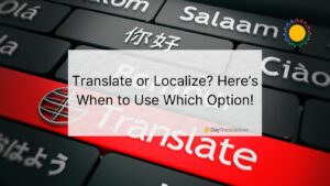 translation and localization