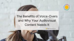 benefits of voice-overs