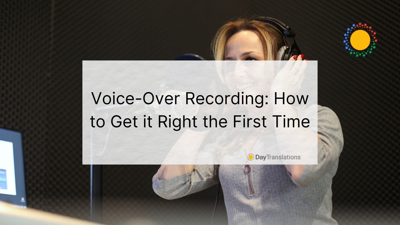 voice-over recording