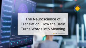 neuroscience of translation