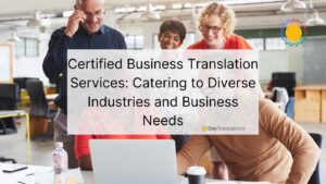 certified business translation services