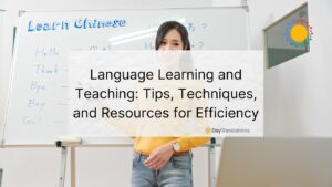 language learning and teaching tips