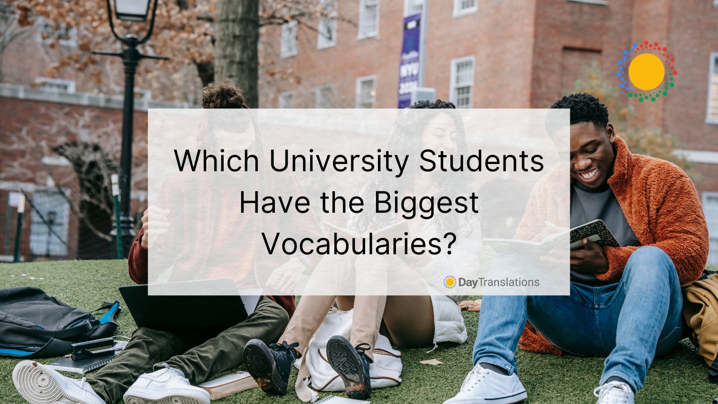 university students with biggest vocabularies