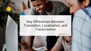 Differences Between Translation, Localization, and Transcreation