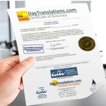 Certified Legal Translations